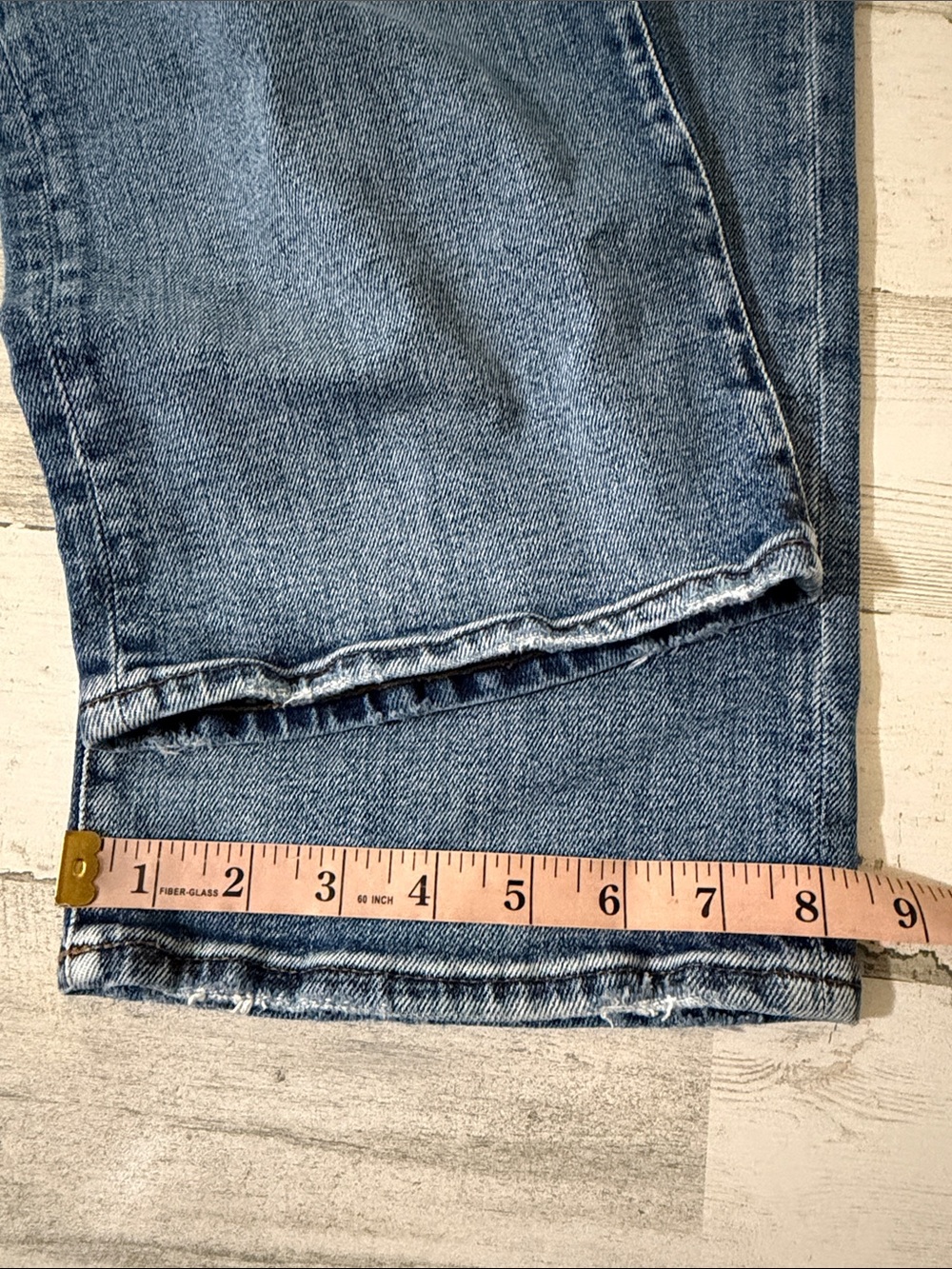 Madewell Slim Wide Leg Crop Jeans Size 28 - Picture 13 of 15
